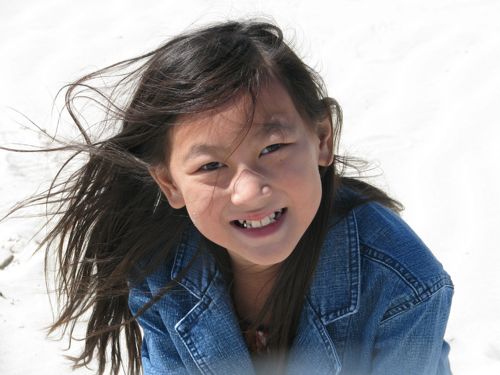 Cherry's pretty girl beach portrait.